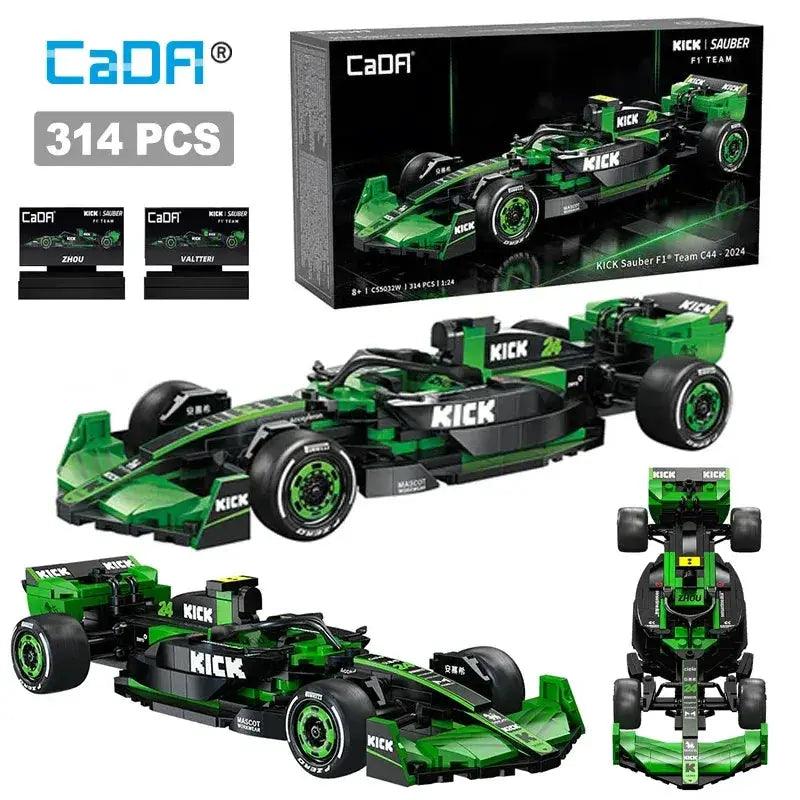 Cada KICK Sauber F1 Racing Car Lego Compatible Durable - ToylandEU™
