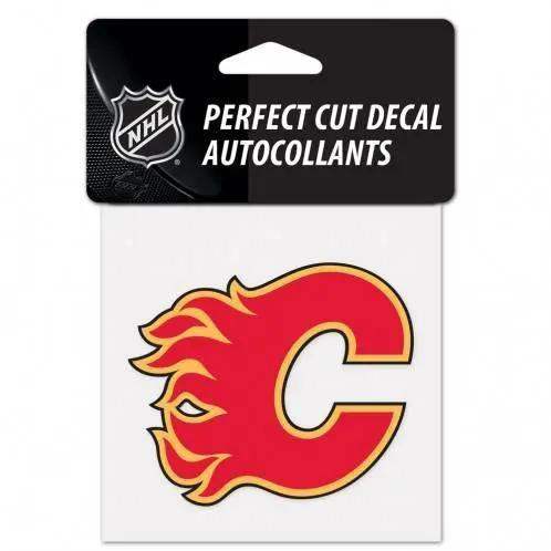 Calgary Flames 4x4 Decal Perfect Cut Color Outdoor Vinyl - ToylandEU™