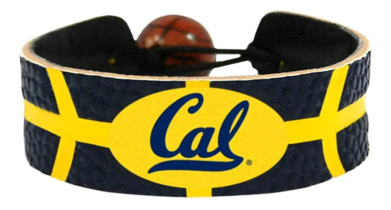 California Golden Bears Leather Bracelet With Ceramic Bead - ToylandEU™