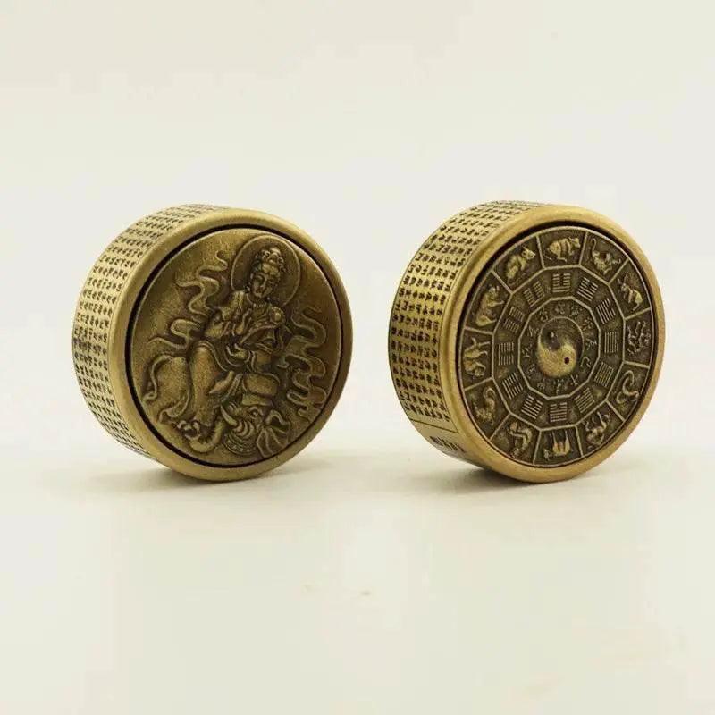 Calming Fidget Gyroscope Copper Zen Buddha Toyland EU - ToylandEU™