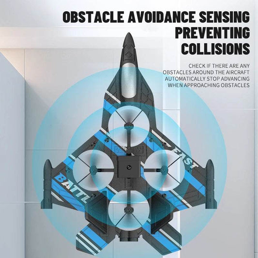 Camera RC Aircraft Obstacle Avoidance Fighter Foam Plane - ToylandEU