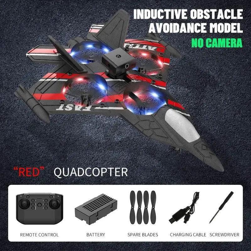 Camera RC Aircraft Obstacle Avoidance Fighter Toy Gift - ToylandEU™