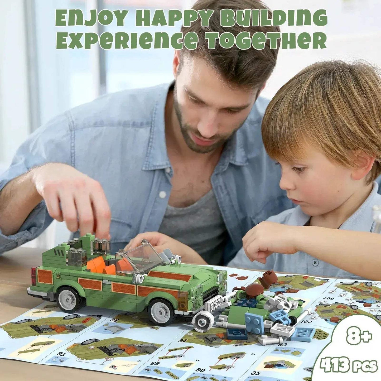Camper Building Set 413 Pieces For Creative Family Fun - ToylandEU