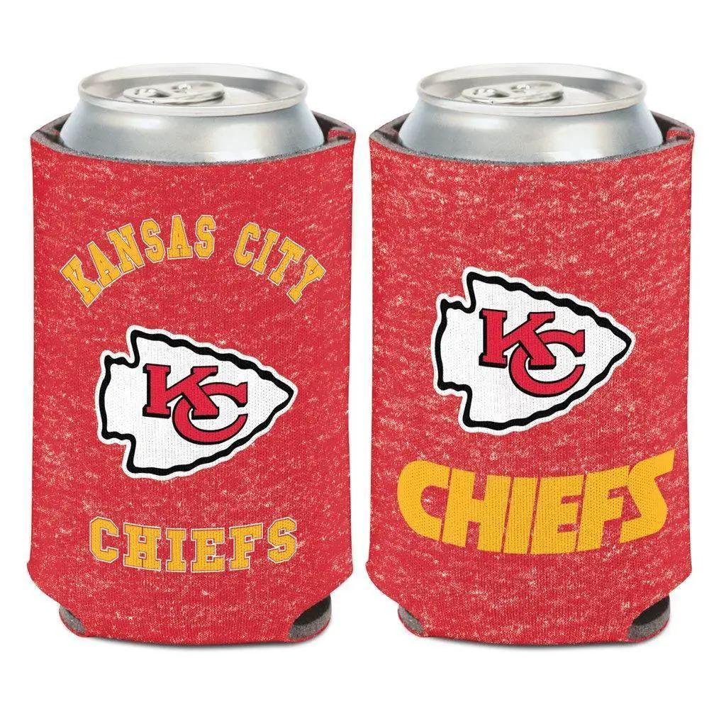 Kansas City Chiefs Heathered Can Cooler 12 Oz Foam - ToylandEU™