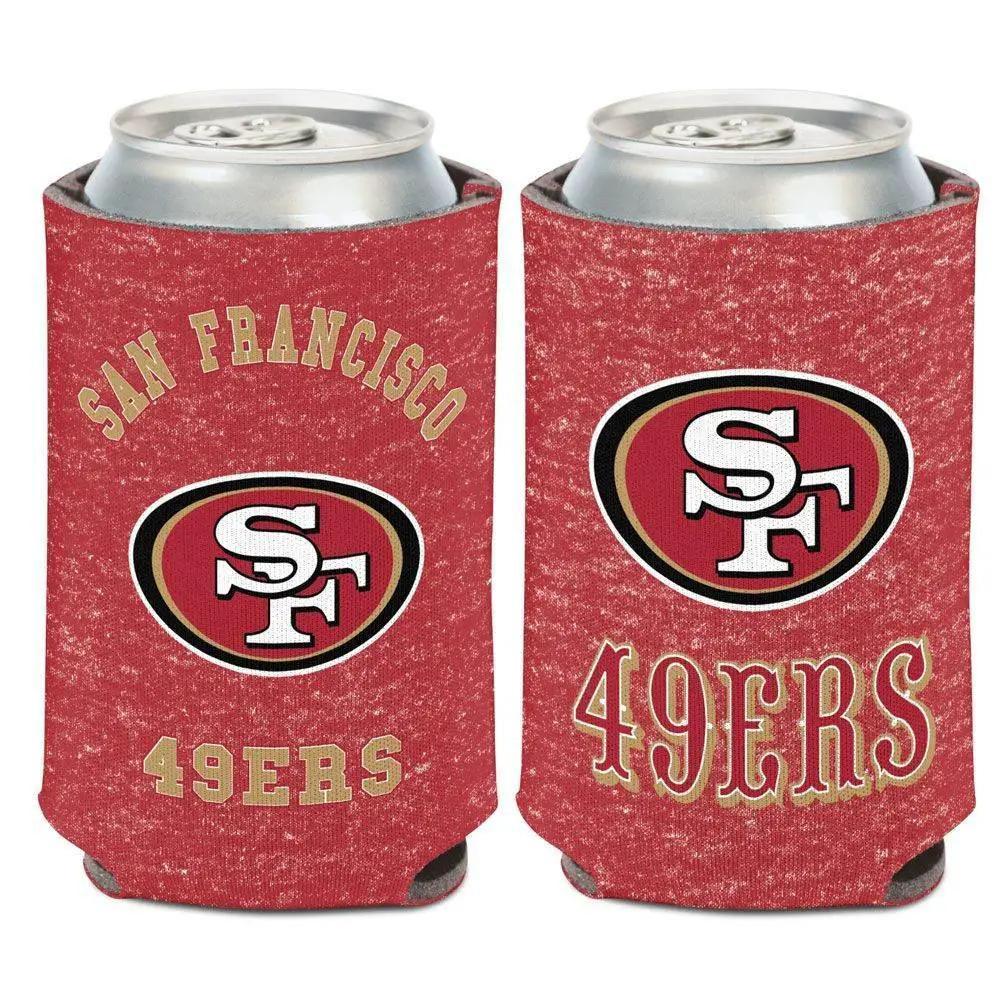 San Francisco 49ers Heathered Can Cooler 12 Oz Foam - ToylandEU™