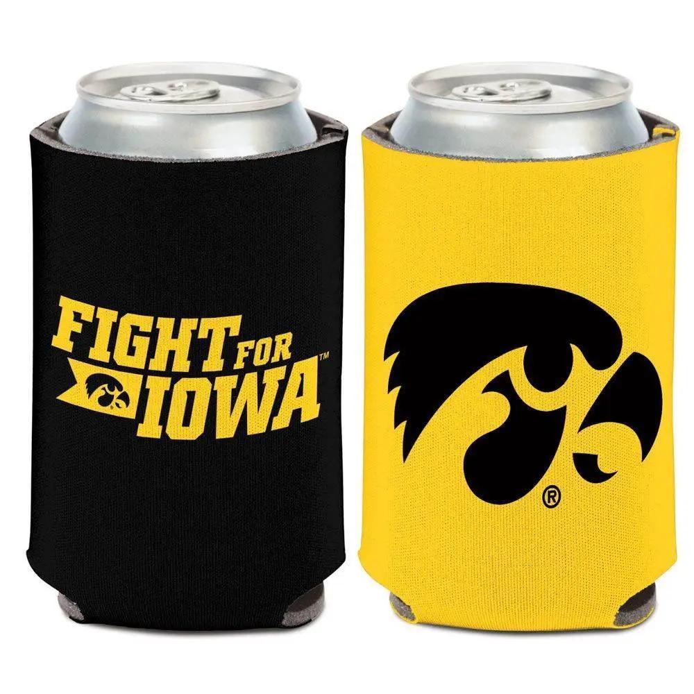 Iowa Hawkeyes Can Cooler Slogan Design Imprinted Foam 12oz - ToylandEU™