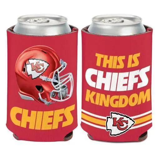 Kansas City Chiefs Can Cooler Slogan Design 12oz Foam - ToylandEU™