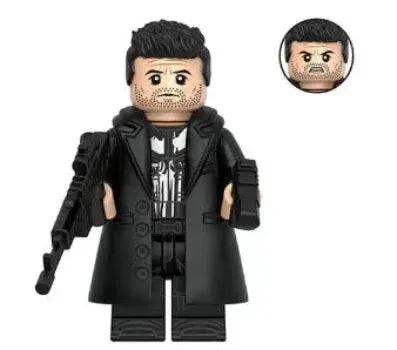 Caped skull Vigilante Urban Enforcer Minifig - ToylandEU