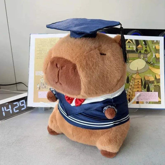 Capybara Plush Toy Graduation Cap Soft Pillow - ToylandEU™