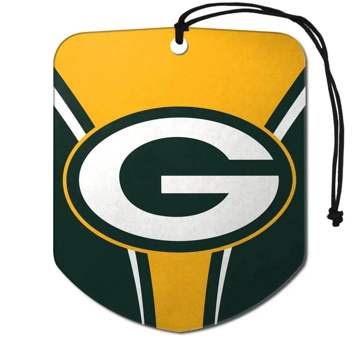 Green Bay Packers Shield Vehicle Air Freshener 2 Pack - ToylandEU™