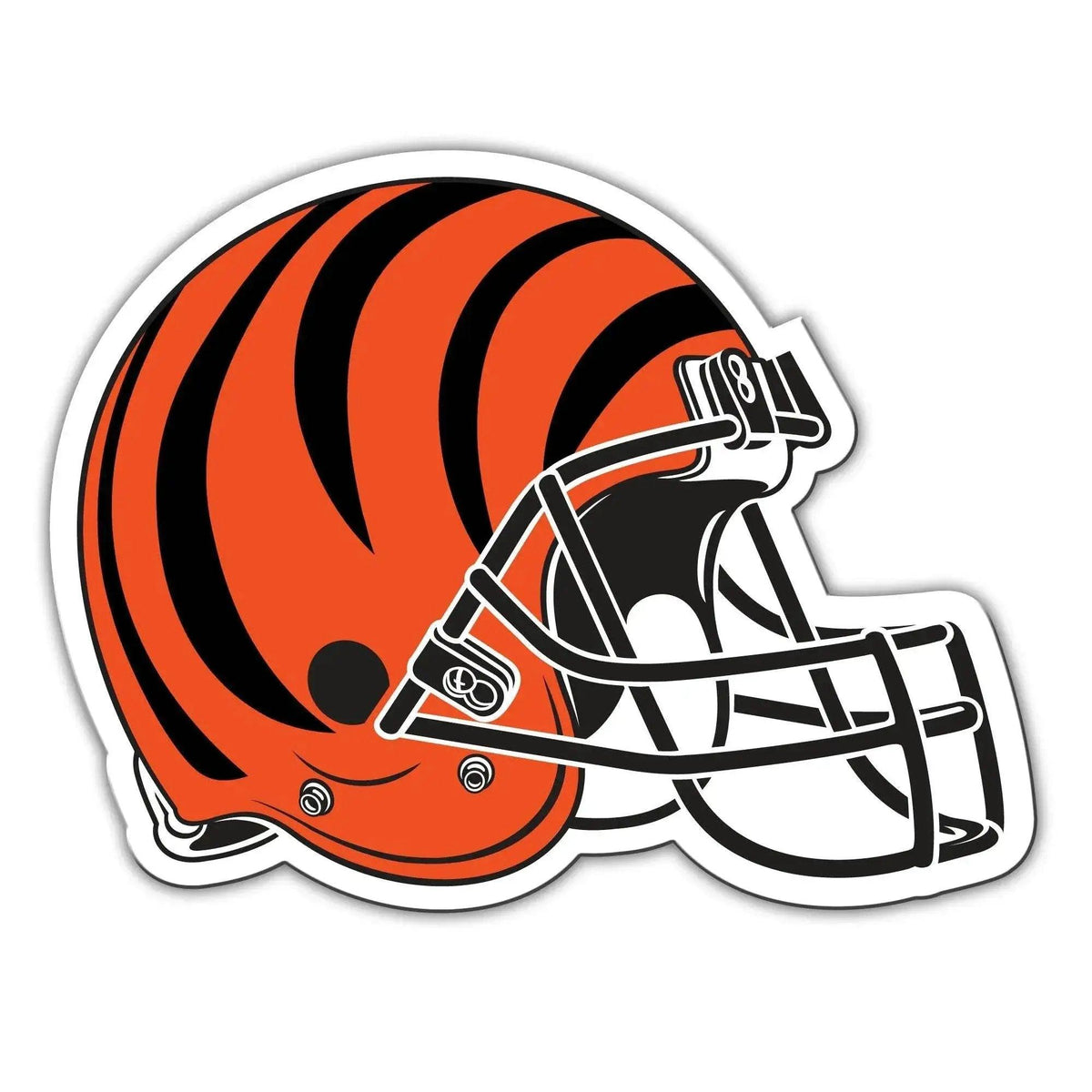 Cincinnati Bengals Car Magnet 8 Inch Helmet Design CO - ToylandEU™