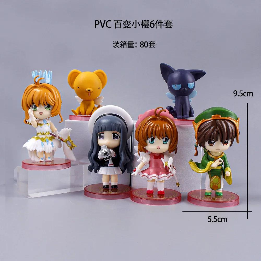 Card Captor Sakura Figures | 6 Pc PVC Set | Toylandeu™