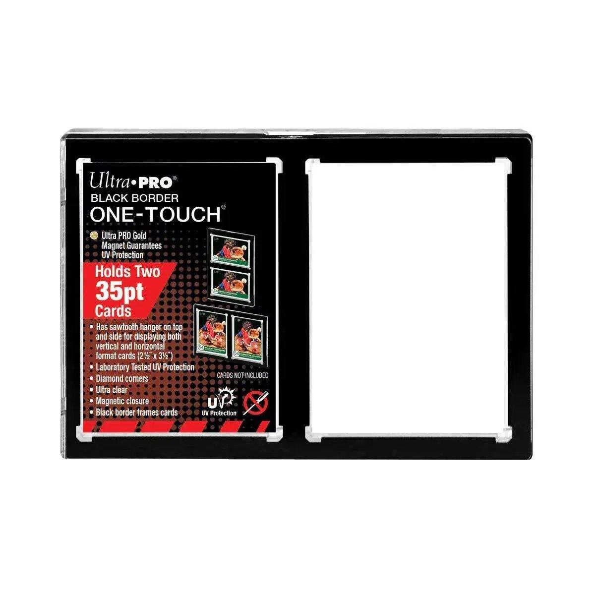 One Touch UV 2 Card Holder With Magnet Closure Black Border - ToylandEU™