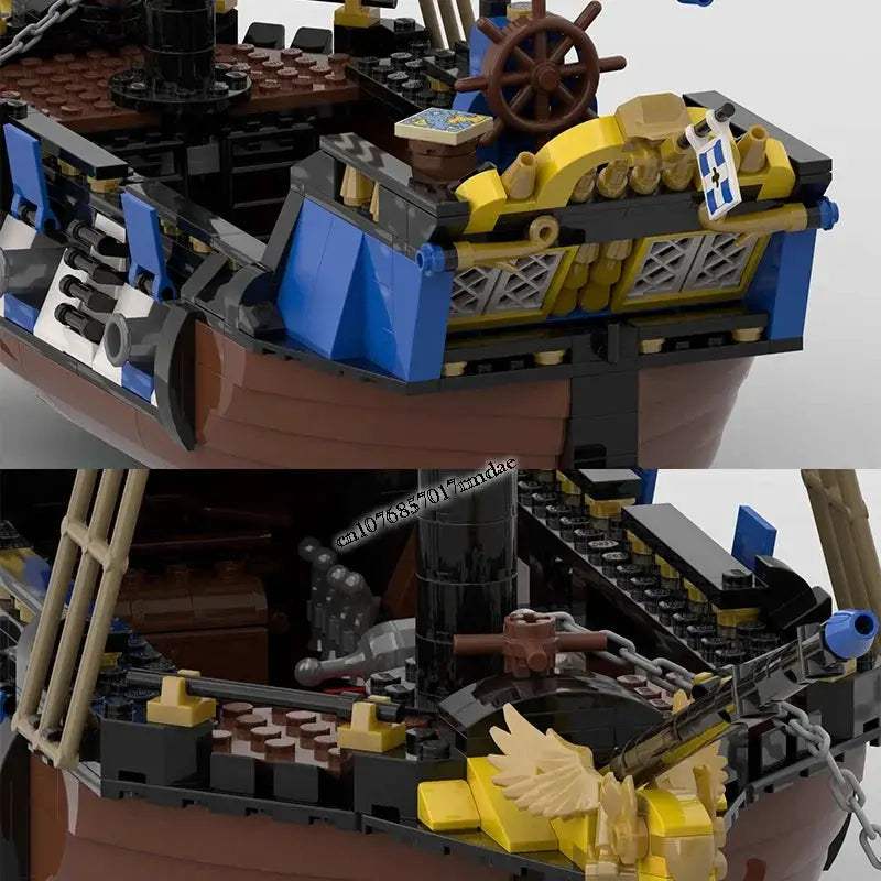 Caribbean Clipper Pirate Ship Model Kit Easy Build - ToylandEU™