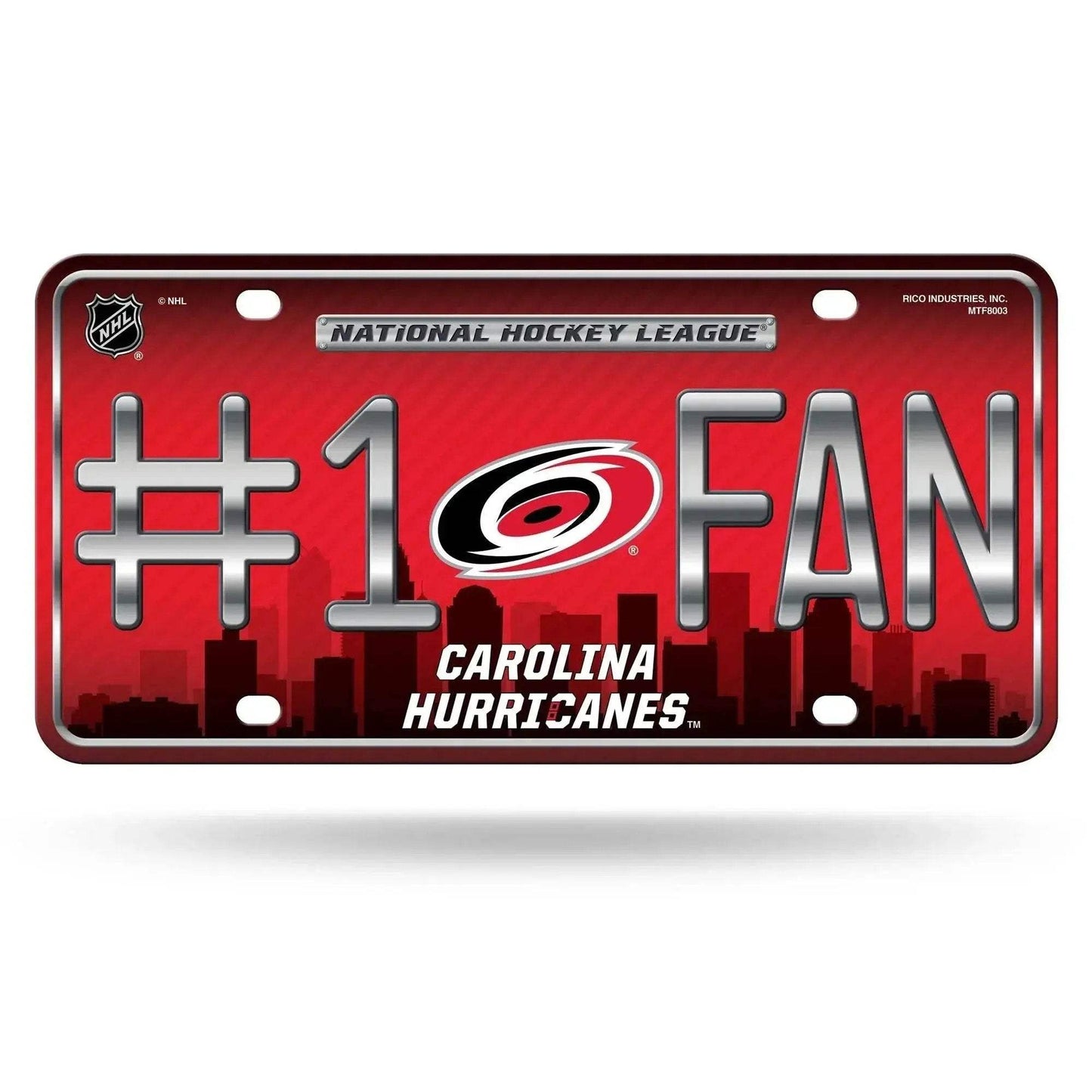 Carolina Hurricanes License Plate Fan Aluminum Rico - ToylandEU™