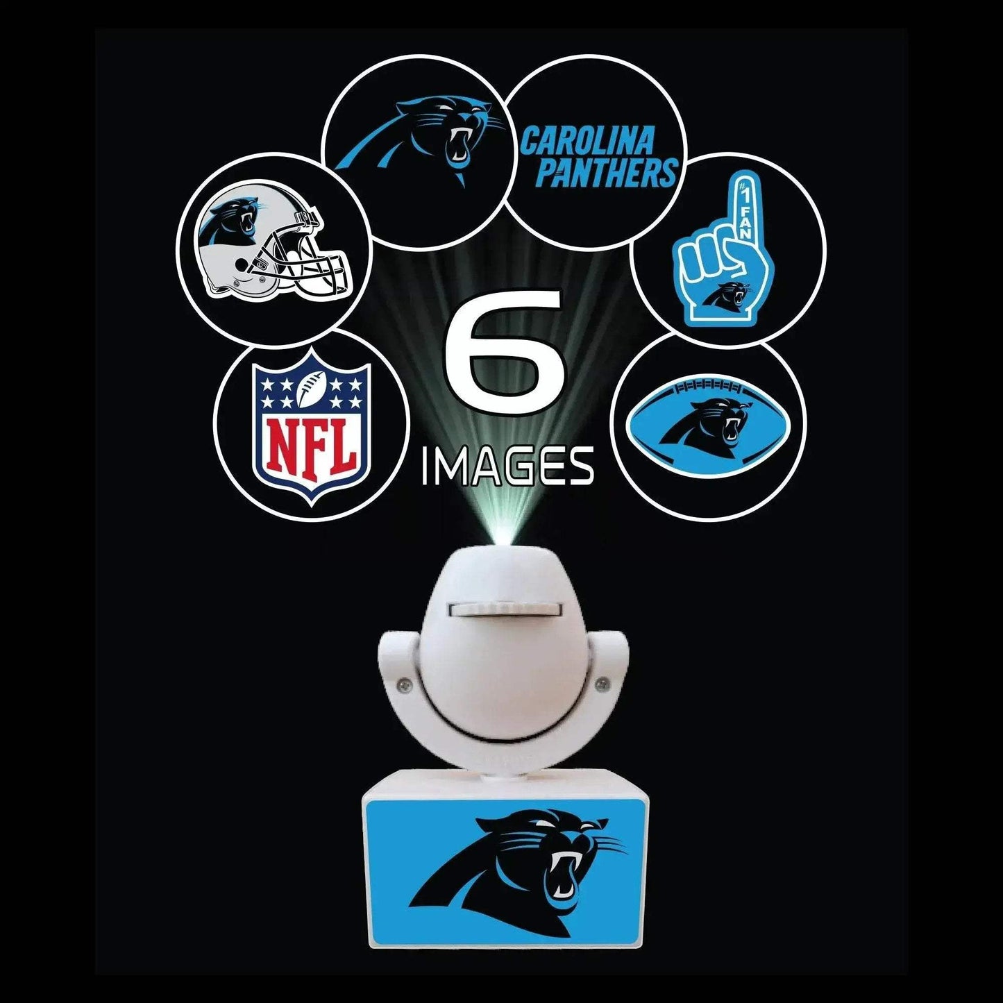 Carolina Panthers Mini Spotlight Projector For Home Display - ToylandEU™