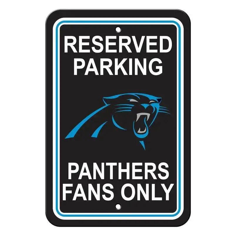 Carolina Panthers Reserved Parking Sign 12x18 Plastic - ToylandEU™