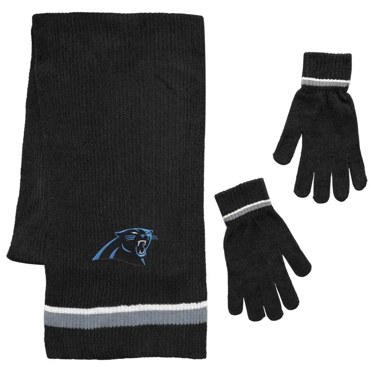 Carolina Panthers Scarf and Glove Gift Set Chenille - ToylandEU™