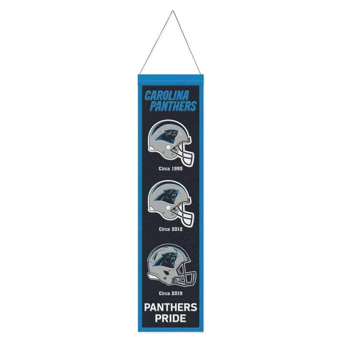 Carolina Panthers Wool Banner 8x32 Evolution Design - ToylandEU™