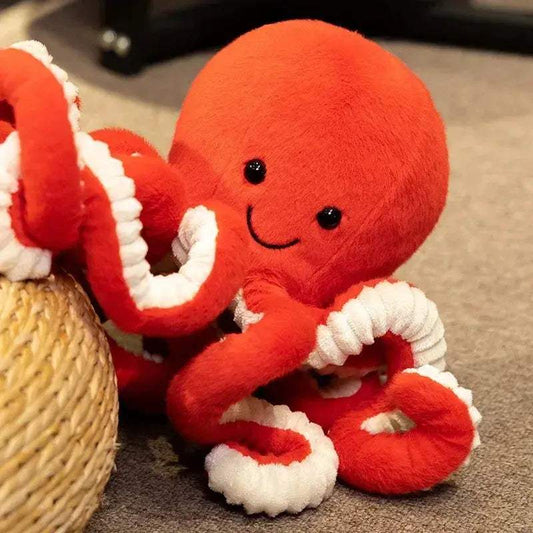 Cartoon Octopus Plush Toy Pillow Long Tentacle Soft - ToylandEU™