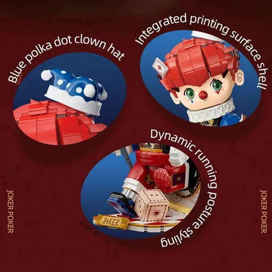 Cartoon Poker Joker Building Block Figure Toy Bricks Set - ToylandEU™