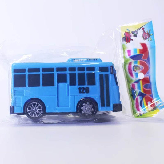 Cartoon Puzzle Korean Tayo Mini Bus Toy With Openable Doors - ToylandEU