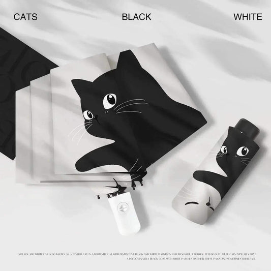 Cat Umbrella Automatic Portable Folding Sunshade For Kids - ToylandEU