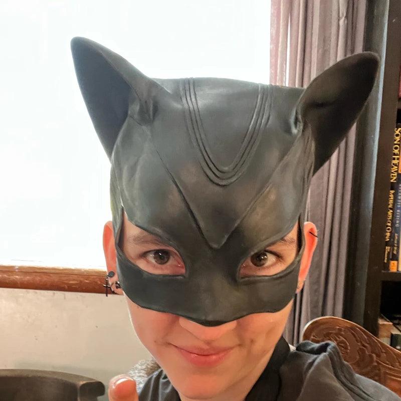 Catwoman Latex Mask | Selina Kyle | Toylandeu™