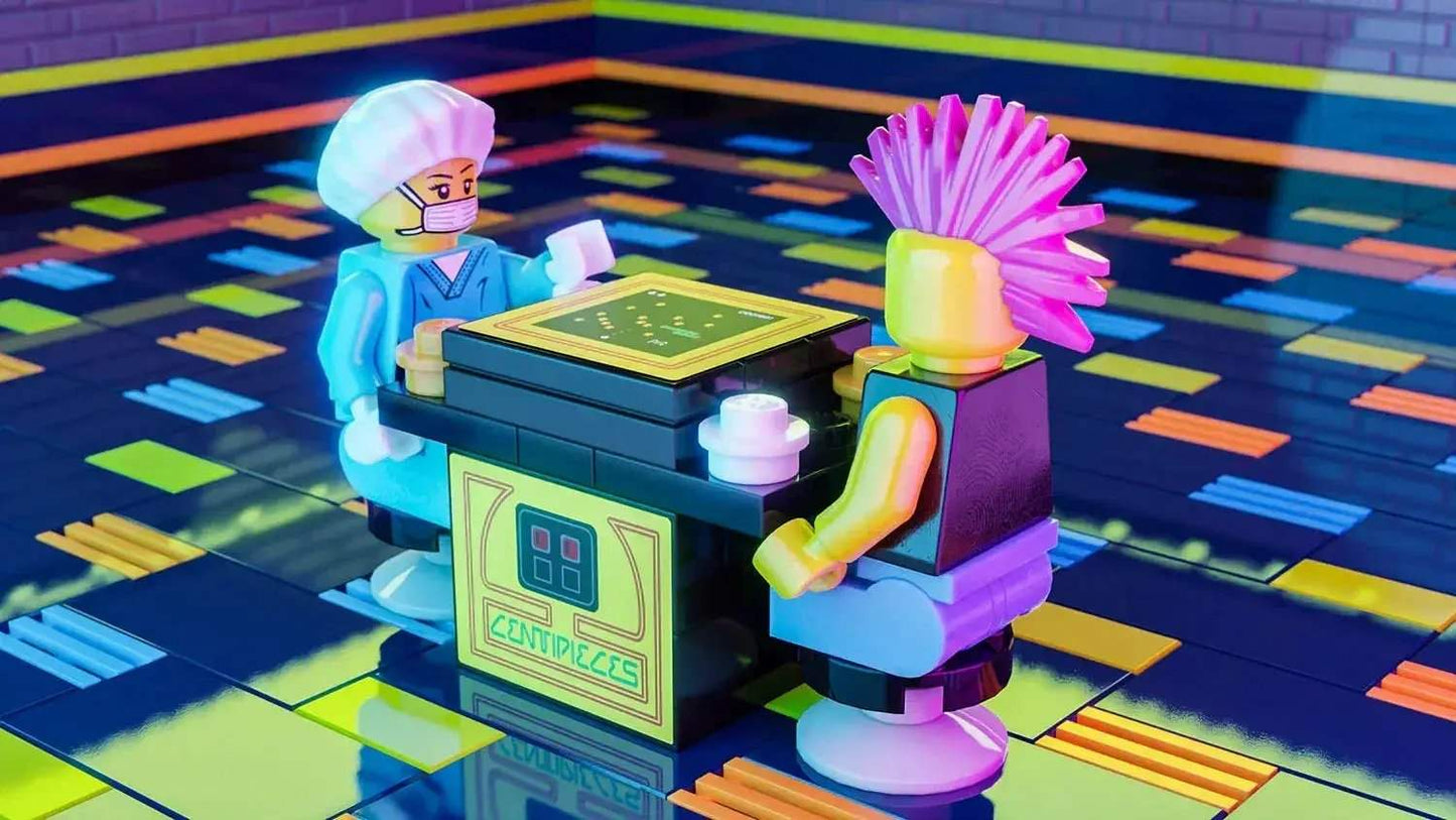 Lego Centipieces 2 Player Cocktail Arcade Cabinet Deluxe Edition - ToylandEU