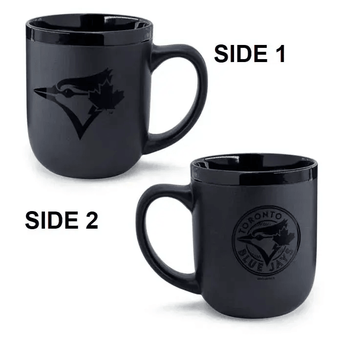 Toronto Blue Jays 17oz Matte Black Ceramic Coffee Mug - ToylandEU™
