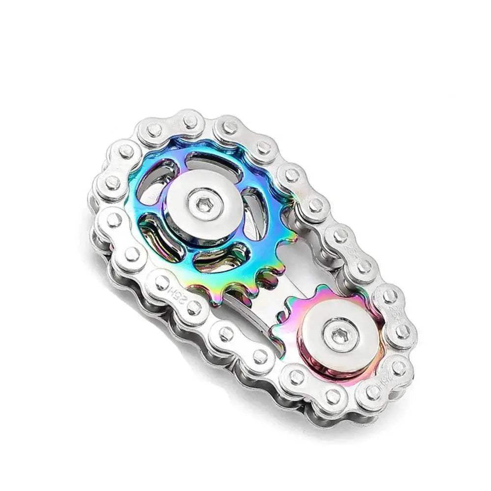 Chains Gear Fidget Spinner Gyroscope Metal Spinning Top - ToylandEU™