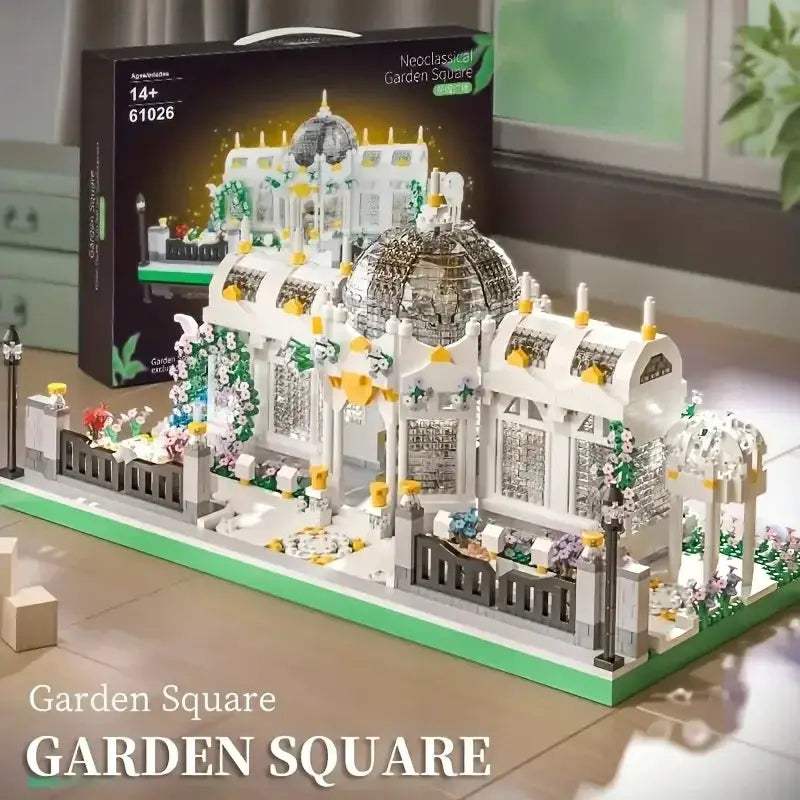 3688 Piece Garden Square Assembly Set Christmas Gift Christmas Birthday Gift Difficult Home Decoration Toys Suitable for Adults - ToylandEU