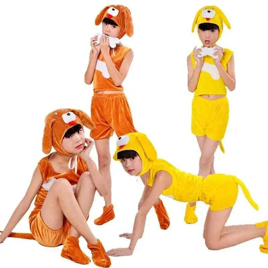 Charming Cartoon Puppy Costumes for Kids' Dances and Halloween Fun - ToylandEU