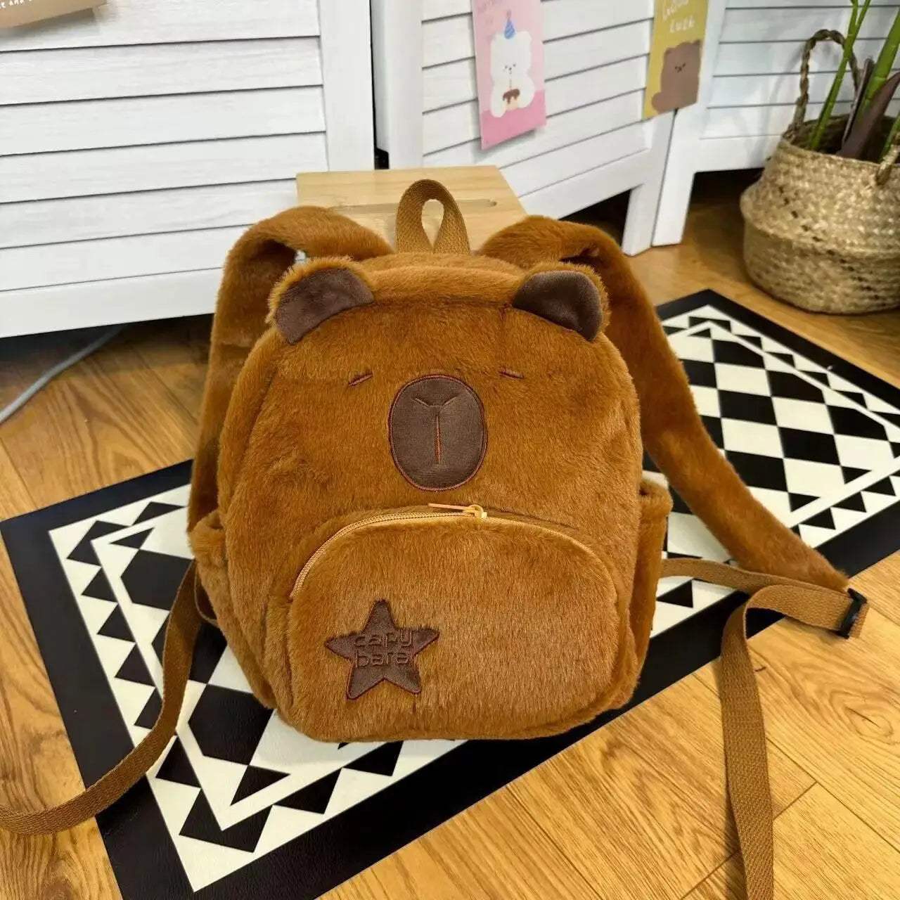Adorable Dolphin and Capybara Plush Toy Backpack for All Ages - - ToylandEU™