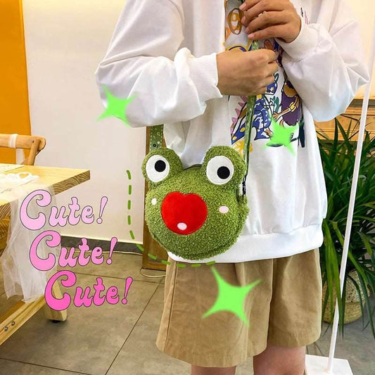 Charming Kids Frog Plush Backpack - Soft, Fun & School-Ready! - ToylandEU