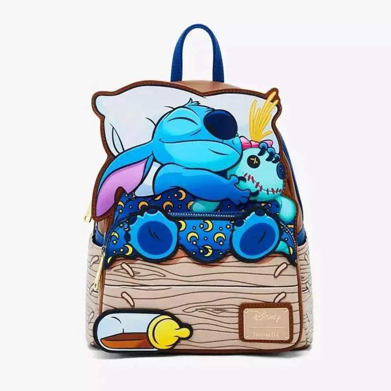 Charming Lilo And Stitch Mini Backpack Purse With Springtime Daisy Snow Cone Theme For Cosplay Date Night And Travel - ToylandEU