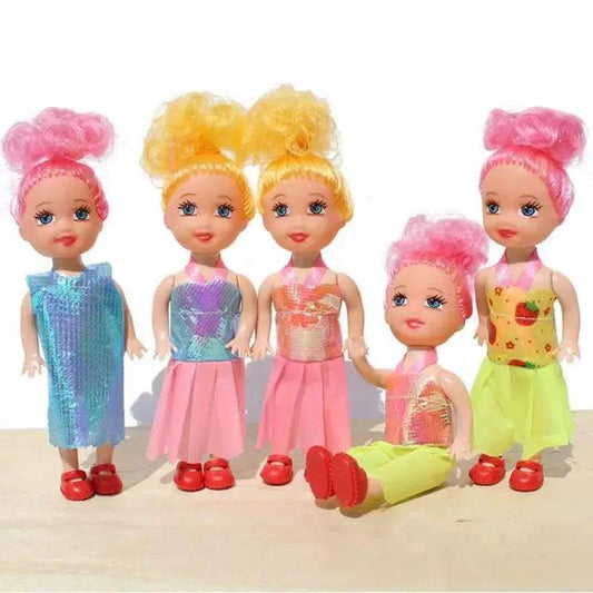 Charming Mini Pocket Princess Dolls Set - Perfect Gift for Ages 2-3 - ToylandEU