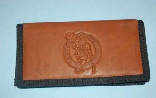 Boston Celtics Leather Nylon Checkbook Cover Embossed CO - ToylandEU™