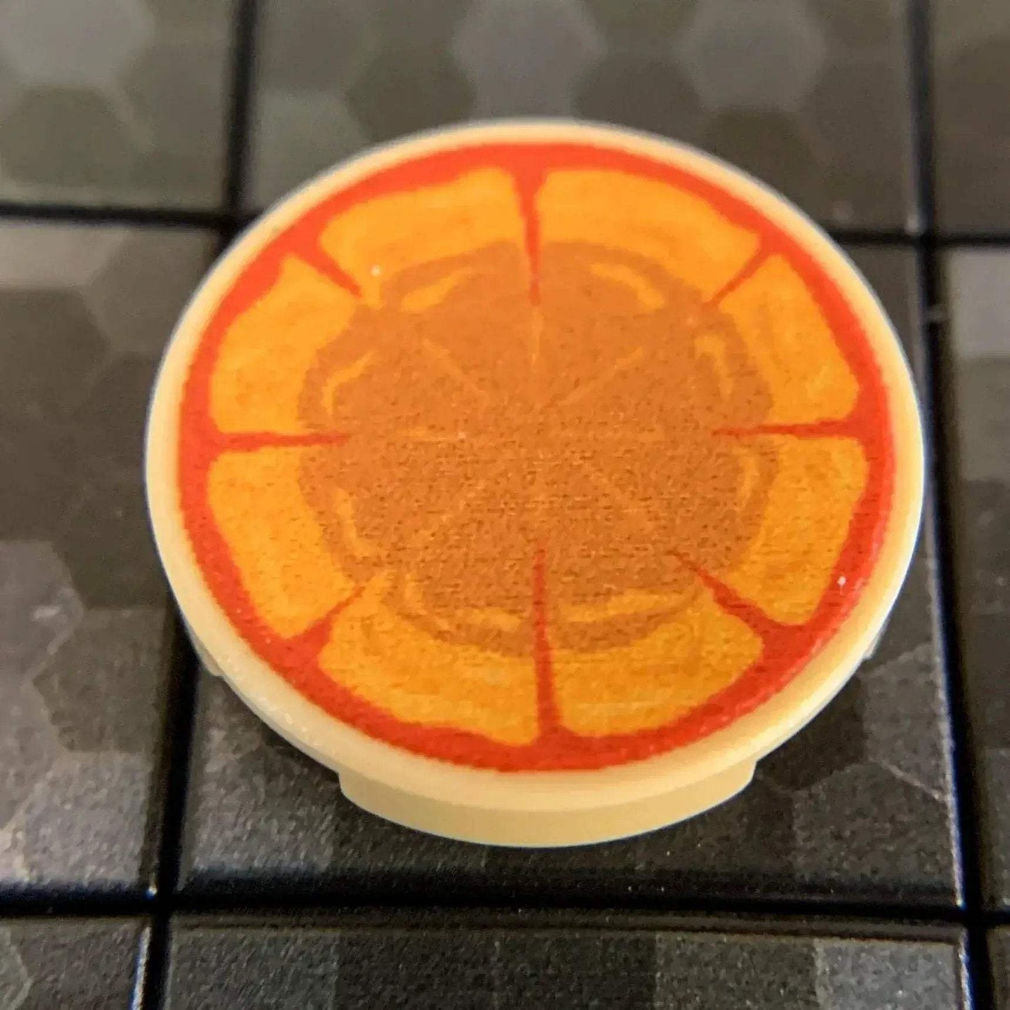 Custom Cheese Pizza LEGO Tile 2x2 Round Enables Creative Play - ToylandEU