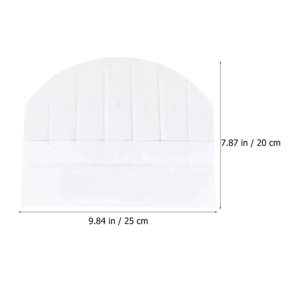 20 Pieces Children Disposable Chef Hats for Kids Cooking and Baking Costumes Restaurant Kitchen Headgear - ToylandEU™