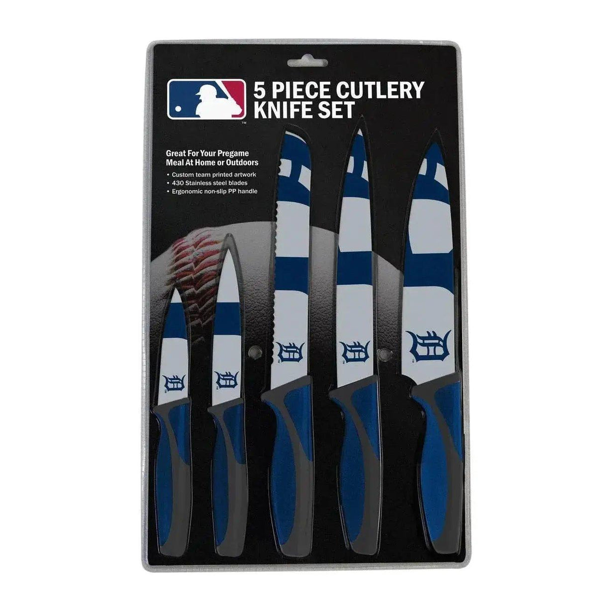 Detroit Tigers Kitchen Knife Set Five Piece Team Logo - ToylandEU™