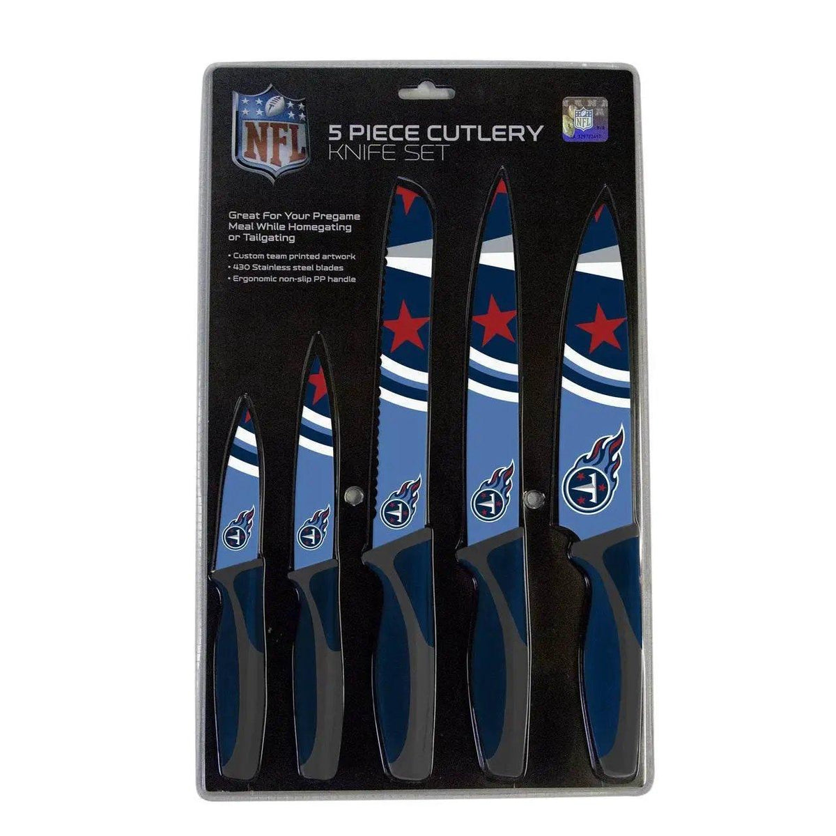 Tennessee Titans Knife Set 5 Pack Premium Kitchen Utensils - ToylandEU™