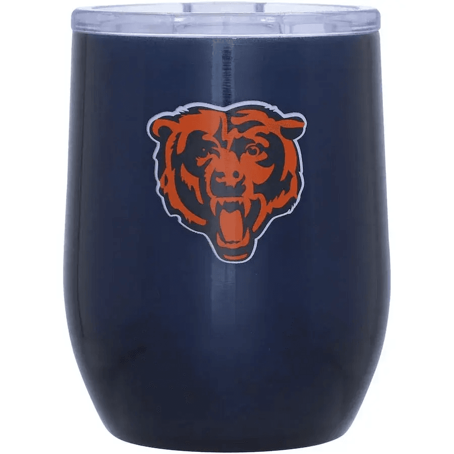 Chicago Bears 16oz Stainless Steel Travel Tumbler Curved - ToylandEU™