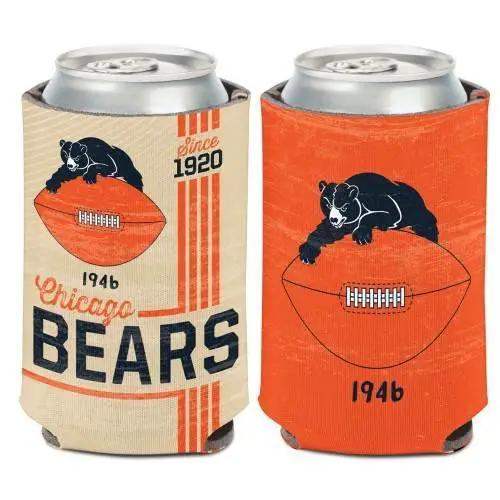 Chicago Bears Can Cooler Vintage Design 12oz Foam Insulated - ToylandEU™