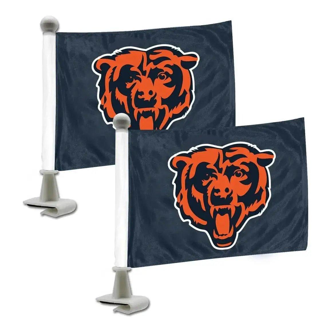 Chicago Bears Flag Set 2 Piece Ambassador Style Auto Flags - ToylandEU™