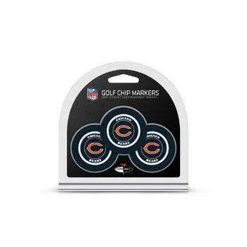 Chicago Bears Golf Chip With Marker 3 Pack By Team Golf - ToylandEU™