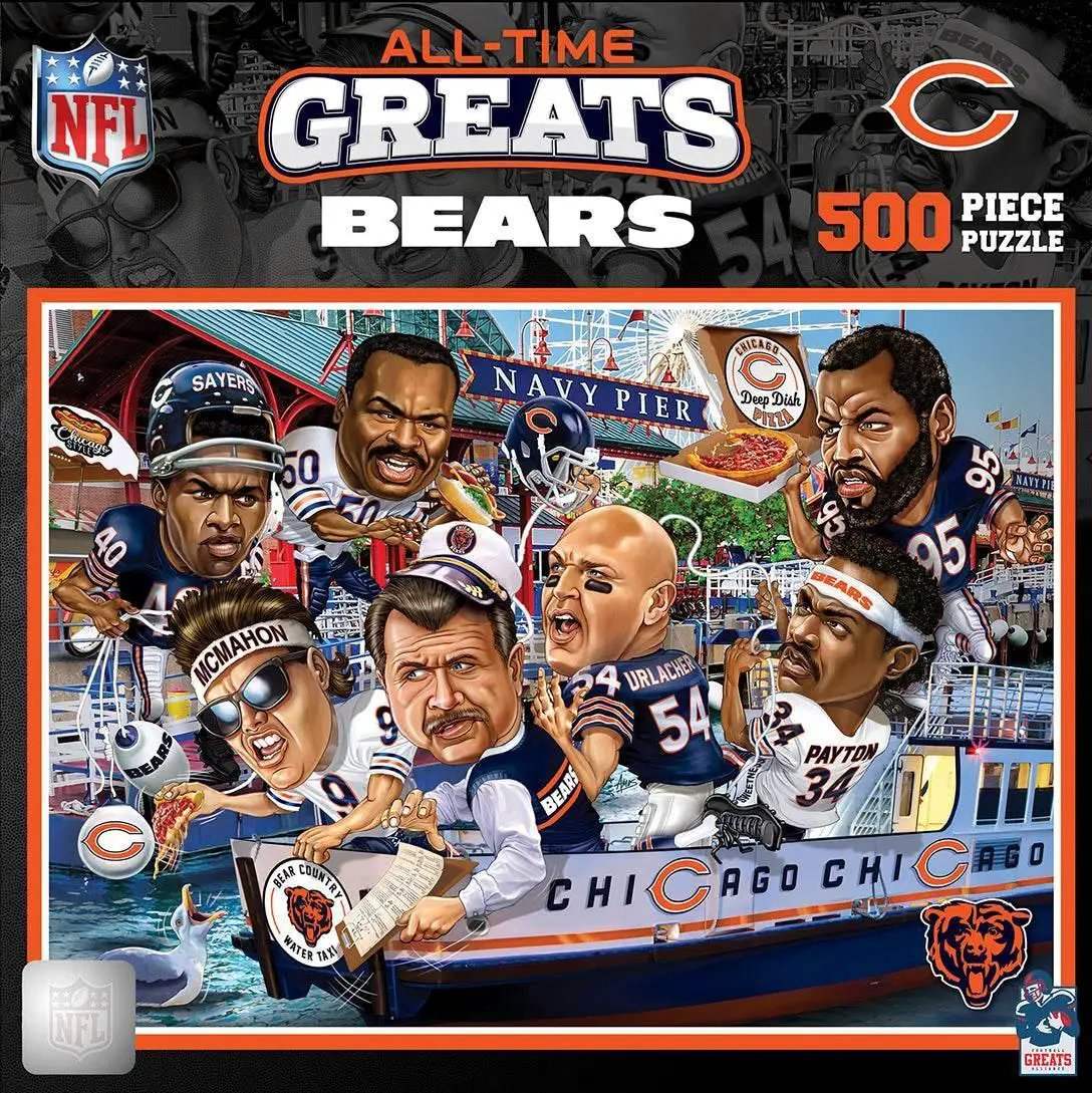 Chicago Bears Puzzle 500 Piece All Time Greats NFL - ToylandEU™