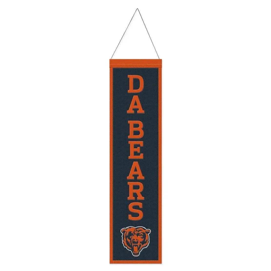 Chicago Bears Wool Banner 8x32 Heritage Slogan Design - ToylandEU™