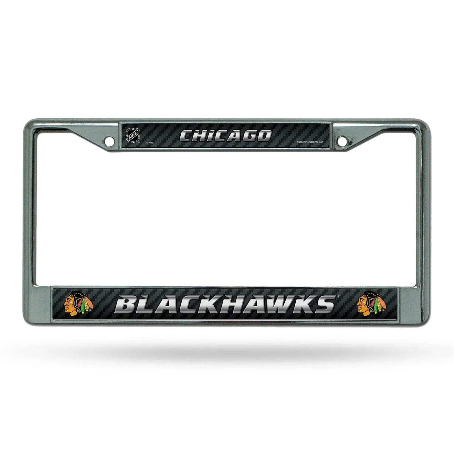 Chicago Blackhawks Chrome License Plate Frame Printed - ToylandEU™