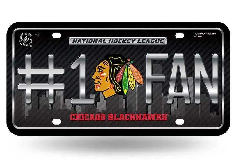 Chicago Blackhawks License Plate #1 Fan - ToylandEU™